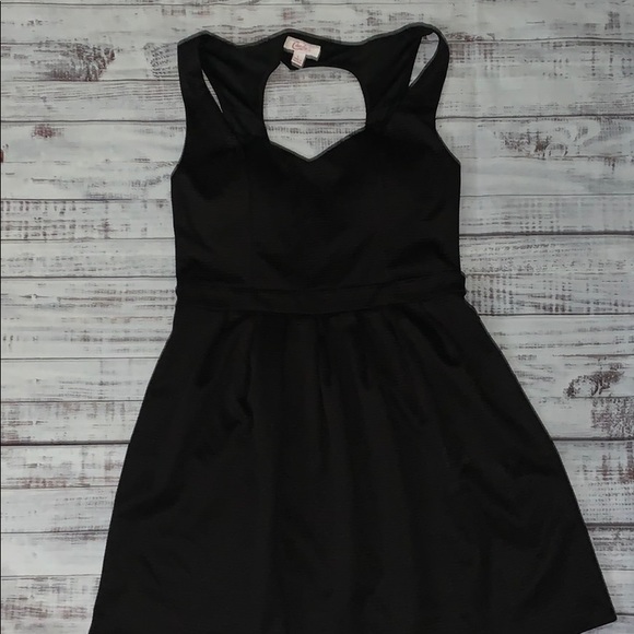 Candie's Dresses & Skirts - Candies Black Heart Cutout Dress